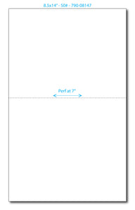 Blank Perf Paper (8.5 x 14") (different perf configurations available)