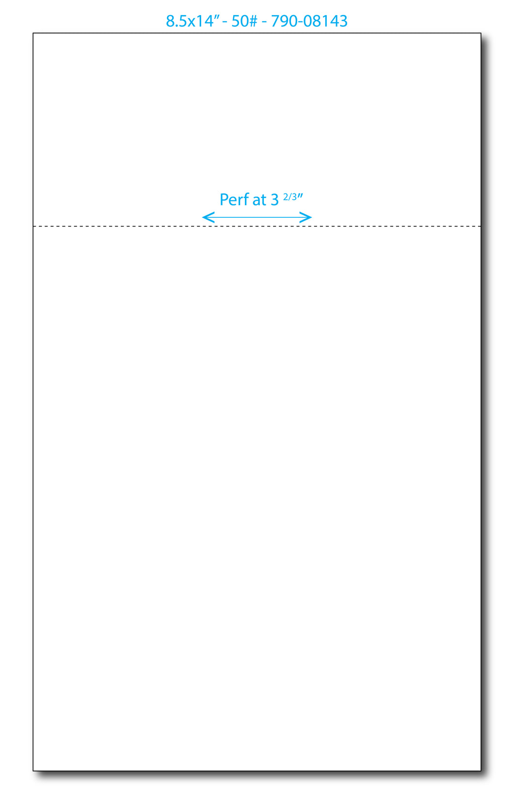 Blank Perf Paper (8.5 x 14